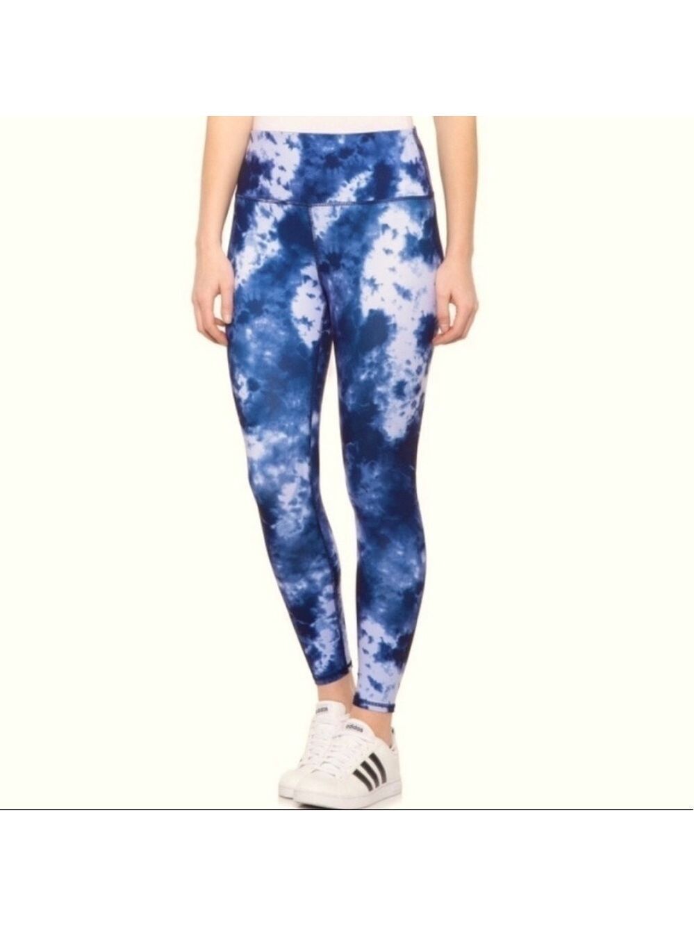 𝅺euc Workshop Republic Clothing High Waist Blue Tie Dye Leggings Size M